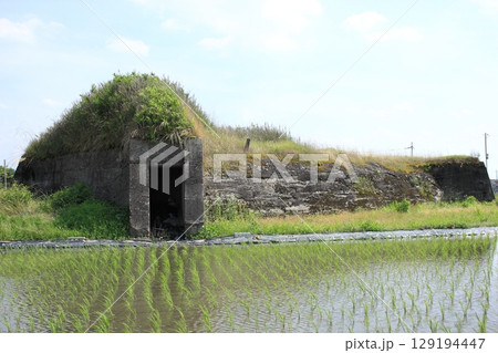 奈良県天理市で旧日本海軍の柳本飛行場だった場所に残る防空壕跡 奈良県天理市で旧日本海軍の柳本飛行場だった場所に残る防空壕跡 129194447