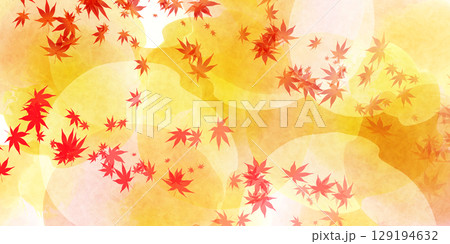 紅葉　もみじ　秋　背景	 129194632