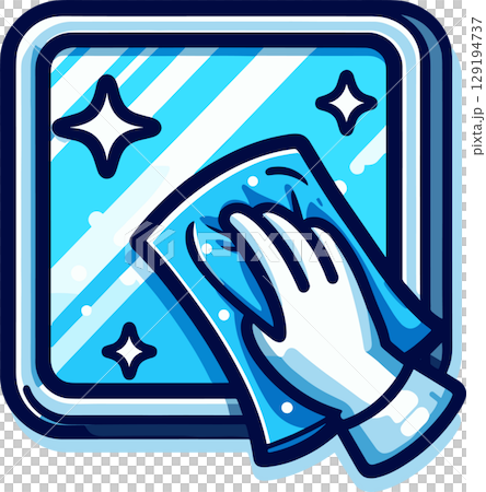 窗戶清潔圖標 窗戶清潔圖標 129194737