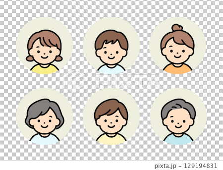 各種兒童插圖素材 129194831