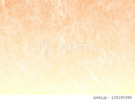 毛足のある黄色の和紙 毛足のある黄色の和紙 129195399