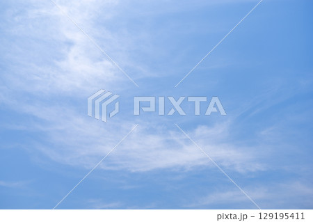 夏の空 青空 晴れ 夏 8月 イメージ 【神奈川県】 129195411