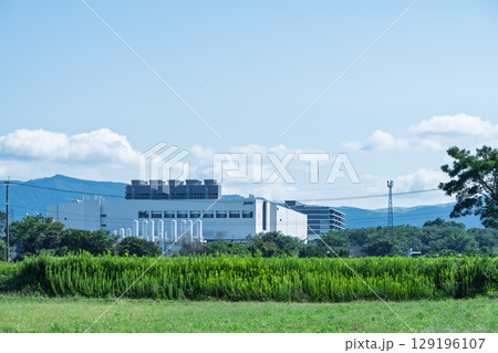 半導体関連企業周辺パノラマ風景 TSMC・ソニーセミコン・東京エレクトロンなど(熊本県菊池郡菊陽町) 半導体関連企業周辺パノラマ風景 TSMC・ソニーセミコン・東京エレクトロンなど(熊本県菊池郡菊陽町) 129196107