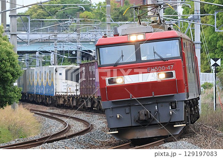 【JR貨物】EH500形〜ECO-POWER 金太郎〜（鹿児島本線：九産大前〜香椎） 129197083