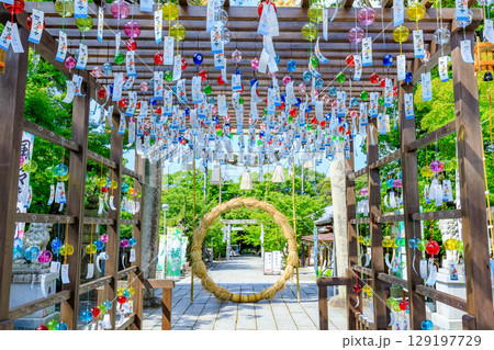 夏の琴崎八幡宮 風鈴祭り 山口県宇部市 夏の琴崎八幡宮 風鈴祭り 山口県宇部市 129197729
