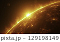 Stunning 3D visualization of the Sun with solar flares  129198149