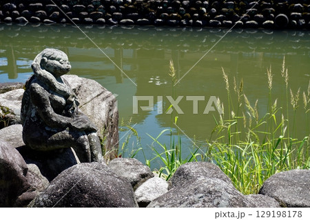 筑後吉井 南新川沿いに河童が 筑後吉井 南新川沿いに河童が 129198178