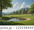 風景, 自然, 田舎, 田舎の, 景色, 畑, 運動場, 野原, 農場, カントリーサイド, 地方, 129198449