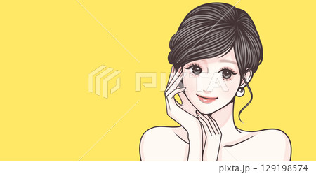 女性・女の子のイラスト素材 129198574