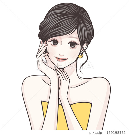 女性・女の子のイラスト素材 女性・女の子のイラスト素材 129198583