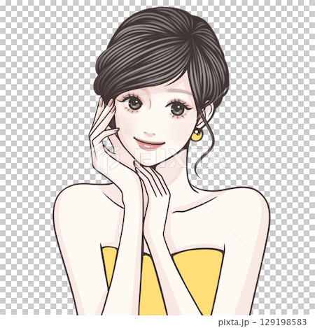 女性・女の子のイラスト素材 女性・女の子のイラスト素材 129198583