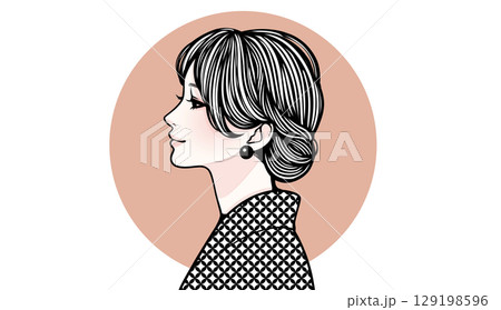 女性・女の子のイラスト素材 129198596