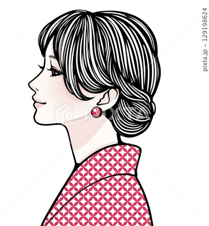 女性・女の子のイラスト素材 129198624