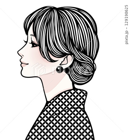 女性・女の子のイラスト素材 129198625