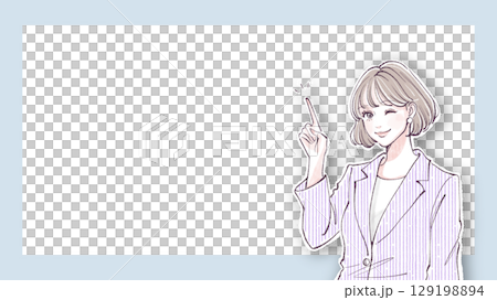 女性・女の子のイラスト素材 129198894