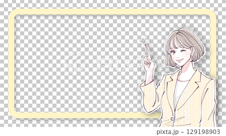 Illustration material of women and girls Illustration material of women and girls 129198903