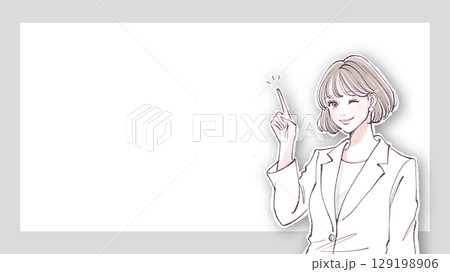 女性・女の子のイラスト素材 129198906
