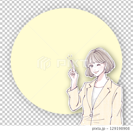 Illustration material of women and girls Illustration material of women and girls 129198908