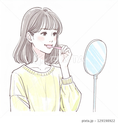 女性・女の子のイラスト素材 女性・女の子のイラスト素材 129198922