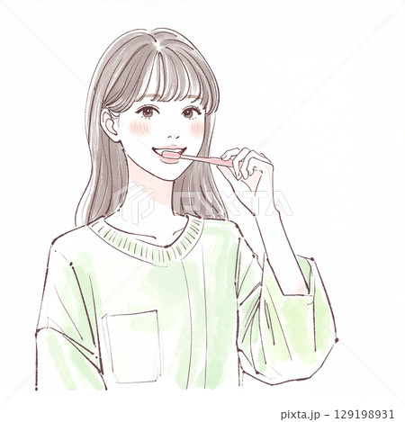 女性・女の子のイラスト素材 129198931