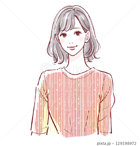 女性・女の子のイラスト素材 女性・女の子のイラスト素材 129198972