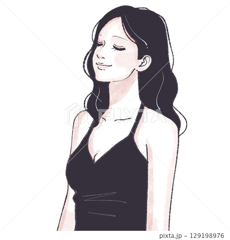 女性・女の子のイラスト素材 129198976