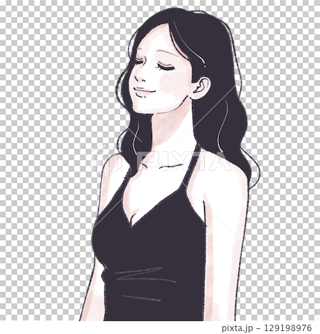 女性・女の子のイラスト素材 129198976