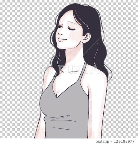 女性・女の子のイラスト素材 129198977