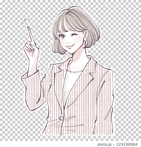 婦女和女孩插畫素材 129198984
