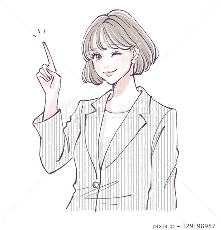 女性・女の子のイラスト素材 129198987