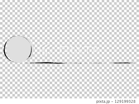 單色手繪圓形航向線 129199328