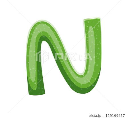 Bakery dessert font type jelly candy letter N. Bakery letter, dessert vector English alphabet font symbol. Sweet typeset element or pastry and confectionery kids ABC type sign Bakery dessert font type jelly candy letter N. Bakery letter, dessert vector English alphabet font symbol. Sweet typeset element or pastry and confectionery kids ABC type sign 129199457