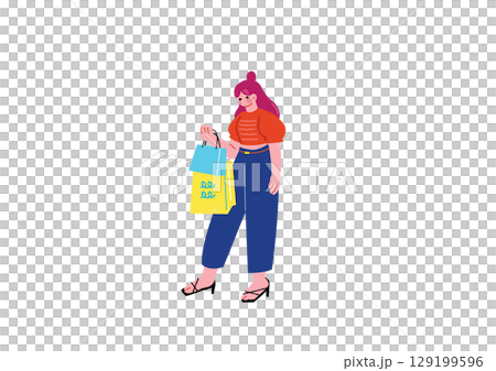 女人喜歡購物 129199596