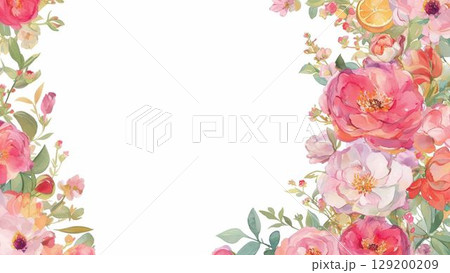 春色に包まれて〜華やかな花のフレーム 春色に包まれて〜華やかな花のフレーム 129200209