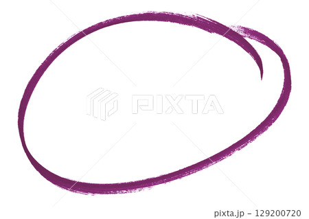 Purple pencil highlight circle mark isolated on transparent background Purple pencil highlight circle mark isolated on transparent background 129200720