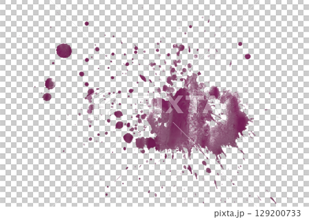 Purple splash watercolor brush isolated on transparent background Purple splash watercolor brush isolated on transparent background 129200733