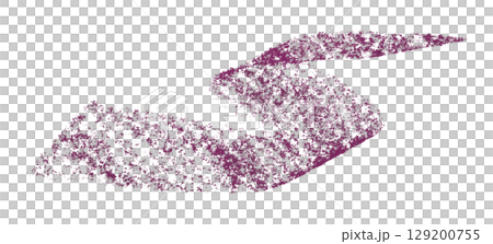 Purple crayon brush stroke isolated on transparent background Purple crayon brush stroke isolated on transparent background 129200755