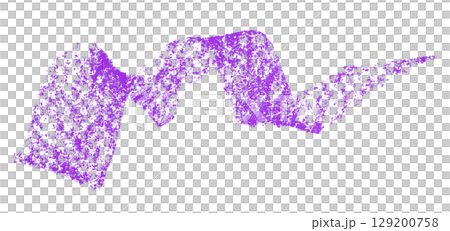 Purple crayon brush stroke isolated on transparent background Purple crayon brush stroke isolated on transparent background 129200758