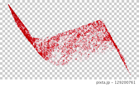 Red crayon brush stroke isolated on transparent background Red crayon brush stroke isolated on transparent background 129200761