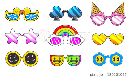 Groovy disco glasses collection 129201055