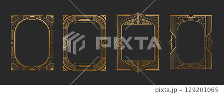 Art deco gatsby frame set 129201065