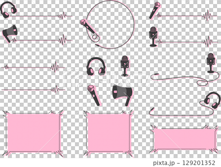 A set of sound decoration materials 129201352