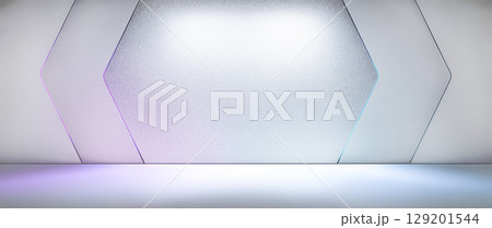 Abstract Background Featuring a Modern Design With Light 129201544