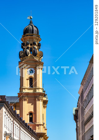 View of the Theatine Church of St. Cajetan in Munich, Germany View of the Theatine Church of St. Cajetan in Munich, Germany 129201849