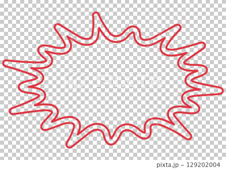 Red simple punk frame Red simple punk frame 129202004
