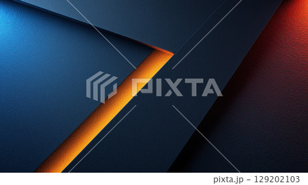 Glowing Lines Abstract Background by Generative AI 129202103