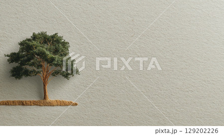 Tree Textured Abstract Concept by Generative AI 129202226