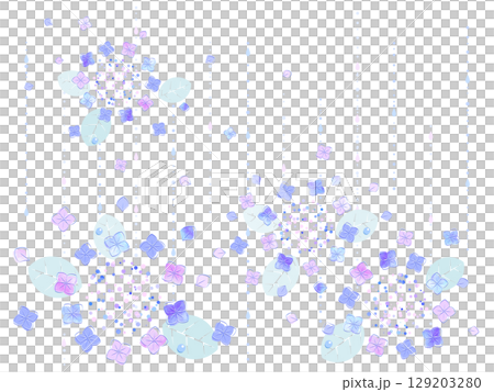 Hydrangea background illustration 129203280