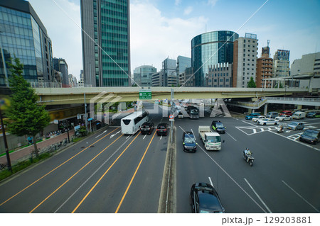 東銀座・蓬莱橋交差点の交通【都市イメージ】 129203881