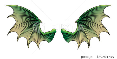 Bat Dragon Devil Demon Vampire Wings Illustration Bat Dragon Devil Demon Vampire Wings Illustration 129204735